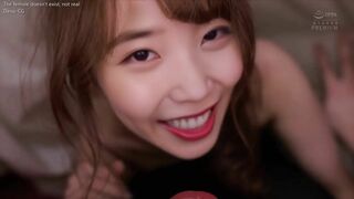 Blowjob under sheets - IU celebrity sex (아이유 딥 페이크 포르노)