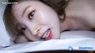Skinny babe was fucked by man in bdsm mask, Dahyun ai (다현 트와이스)