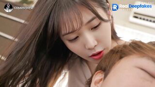 Hot seducing porn video from k-pop celeb IU (아이유진짜 가짜)