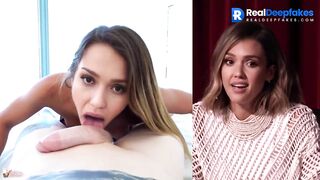 Deepfakes/ It took a lot of effort to get this job for Jessica Alba