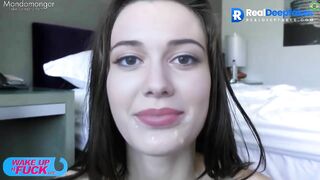 Mary Elizabeth Winstead enjoying hot cum on her face [fakes]