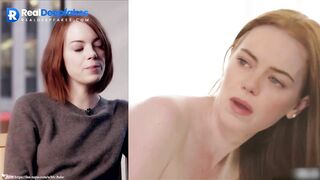 Black dick inside white, little pussy, Emma Stone hot sex tapes