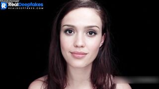 Jessica Alba talks to you until you cum // artificial intelligence