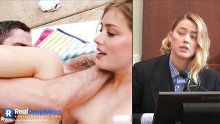 Amber Heard was fucked too hot near swimming pool, fakeapp