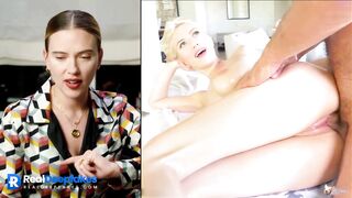 Hot blonde laying her ass and boobs by oil - Scarlett Johansson fakeapp
