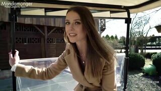 Slutty Elizabeth Olsen invited taxi-driver at home after ride - fakeapp