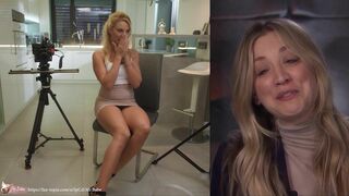 Lucky sex casting - blonde adores adult videos (hot Kaley Cuoco)