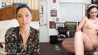 Pretty brunette Gal Gadot having fun with trainer - sex tapes