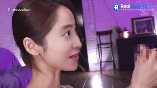 Cute Song Ji-hyo did me a handjob which was very pleasant 송지효 가짜 포르노