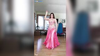 (AI face swap) Hot dancing lessons with beautiful Monica Bellucci