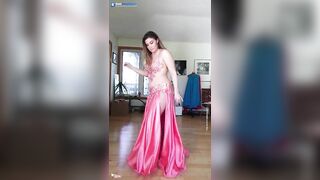 (AI face swap) Hot dancing lessons with beautiful Monica Bellucci