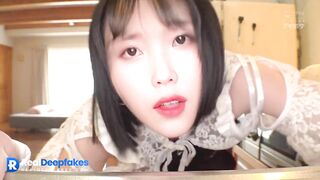 Hot brunette IU sucked dick her stepfather, ai - 아이유 스마트한 얼굴 변화
